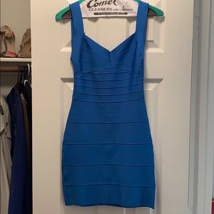 Hot Miami Styles blue bodycon dress